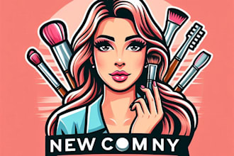 do make stylish and modern beauty mascot logo with express delivery
