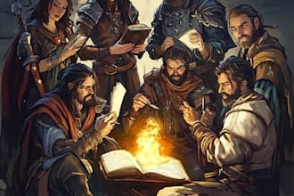 create a dnd party art that you want