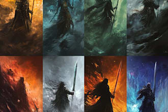 draw splash art and fantasy concept art dnd illustrations