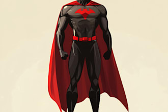 create your fantasy science fiction superhero character