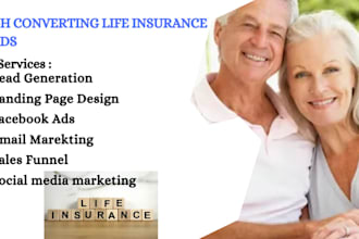generate canada life insurance leads, life insurance website landing page design