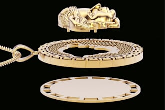 sculpt 3d jewelry design cuban render,bracelet for printing,3d pendant mode,stl