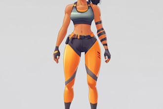 do star wars, game character or sci fi game character art for you