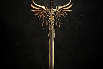 design awesome rpg fantasy or sci fi logo for you