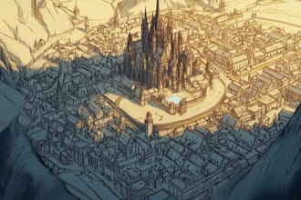 create your fantasy city map