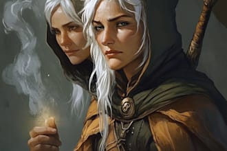do illustrate your oc or dnd character art