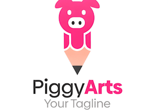 create product piggy bank logo design