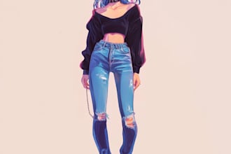 draw anime, manga, comics, book illustrations and doodle art