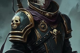 draw your favorite warhammer 40k character