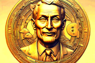 create funny meme art, meme coin art, crypto meme coin art