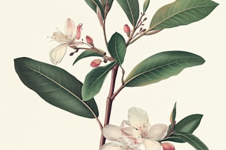draw botanical illustration art for you