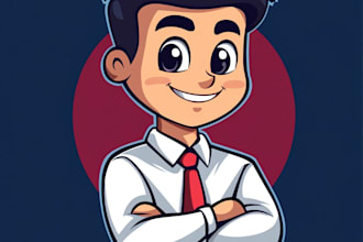 design a 2d cartoon character