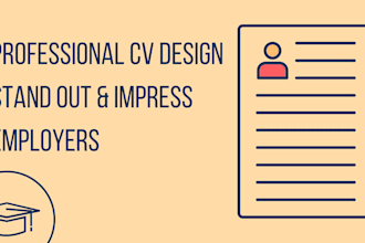 be your professional resume maker, CV writer, and designer