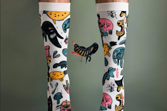 make a unique socks design for your brand