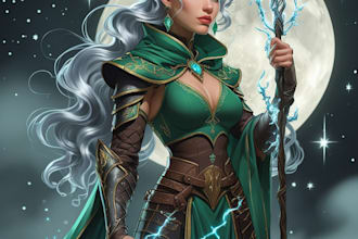 draw a fantasy character design and dnd character art