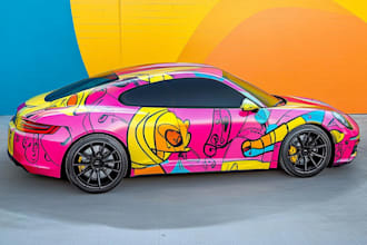 attractive car wrap design and vehicle wrap design