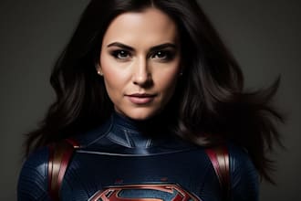 draw a superhero portrait from your face