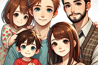 draw disney couple portrait illustration