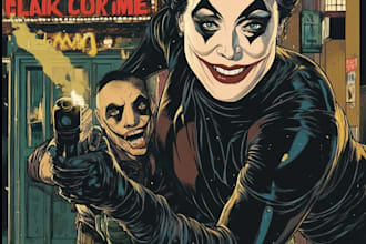 do comic book art, comic book illustrations