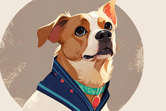 create a unique disney pet portrait