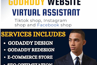 design and redesign godaddy website