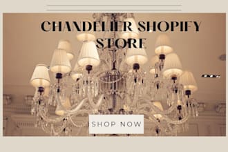 design chandelier shopify store interior lighting website lamp shopify store