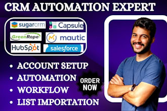 setup greenrope  sugar crm mautic capsule automation salesforce hubspot crm va
