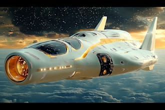 make a sci fi, star wars, mecha, spaceship design
