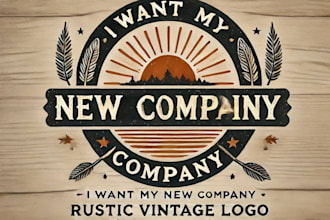do rustic vintage logo studio with unlimited review