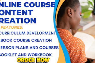 do course creation, course content, ebook online course, online course content