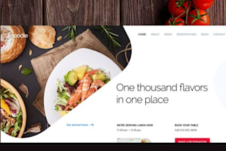 restaurant website, catering website, food website, online food ordering