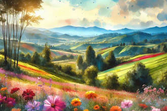 turn your image to watercolor or oil painting