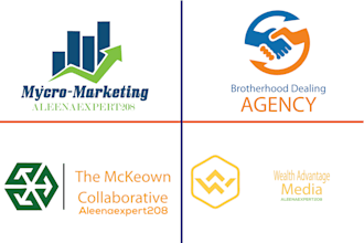 create digital marketing, finance, consulting, and  business logo design