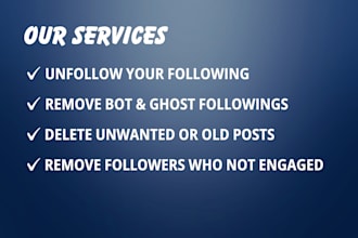 manually unfollow your instagram followings