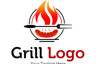 do redesign restaurant, bbq, grill logo