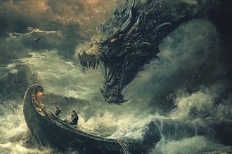 draw a photo manipulation of the environment
