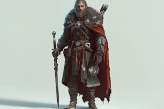 create a fantasy character for dnd or similar