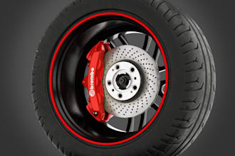 model solid work realistic vehicle part,3d tire,rim,brake pad,stairing rendering