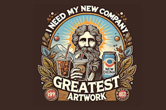 design greatest artwork new drink logo for your business
