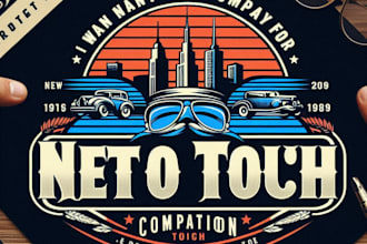 do wonderful retro touch vintage logo creations with unlimited review