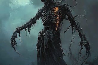 create images for characters in horror and dark fantasy