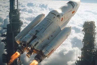 create a sci fi spaceship model