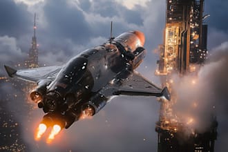 draw spaceship, sci fi illustration and sci fi art