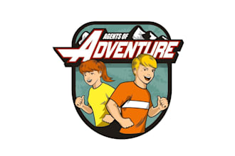 design an adventure, travel, outdoor, and nature logo