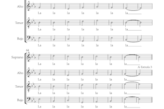 transcript music for melodic instruments and vocals