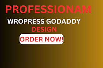 do wordpress godaddy, design, wordpress design