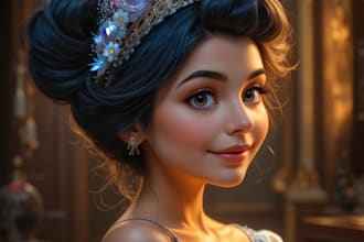 draw you a beautiful harry potter disney portrait