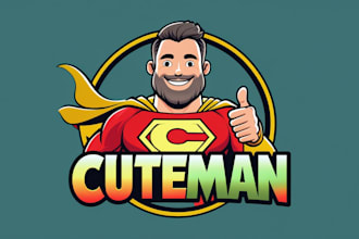do cartoon caricature logo for you