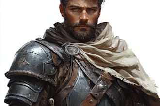 produce dnd character designs and artwork