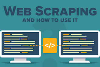 do web scraping and data mining using python and javascript